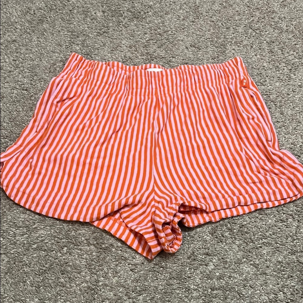 Free Assembly Vibrant Striped beach Shorts